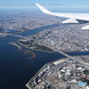 「SKY」☮羽田から  飛んで✈  飛んで〜　見えた
