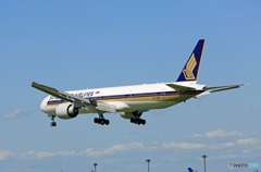☀「青い空」が一番 Singapore 777-312 9V-SWD