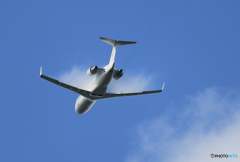 「空色」 プライベートCL-600 B-7797 飛び立ち ベイパー