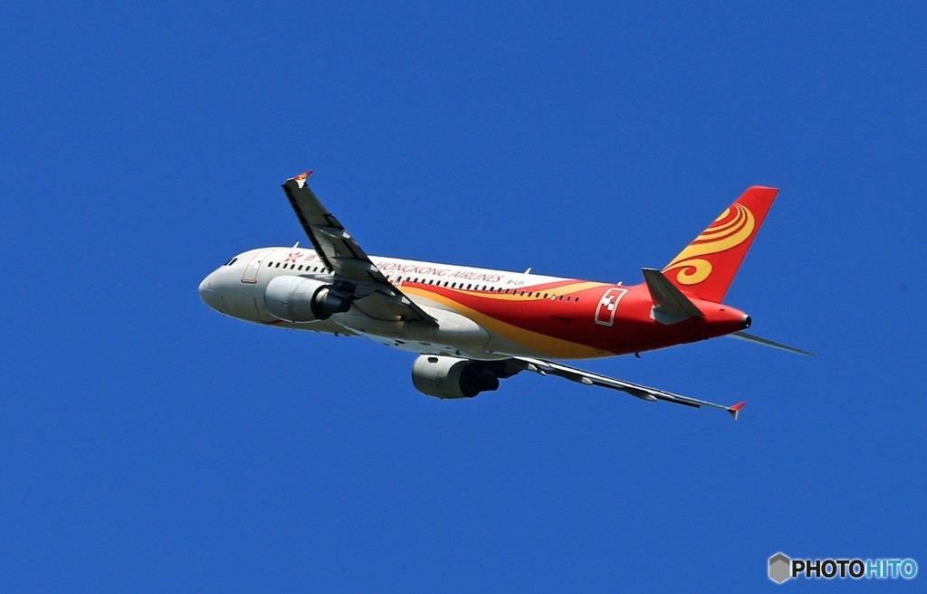 「空色」 香港航空 A320-214 B-LPI  出発