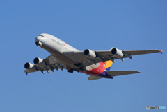 「青が好き」 ☮Asiana A380-841 HL7626✈出発です