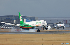 「群青」 EVA 787-9 B-17883 Landing 