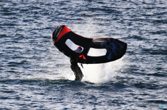 「空色」乗り切る・ウイングサーフィン　