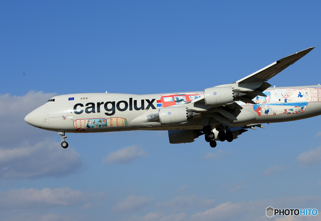 「青が大好き」 Cargolux 747-8 スぺマ機 LX-VCM
