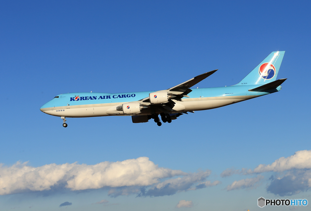 「青」☆ Korean 747-8 HL7610 飛行