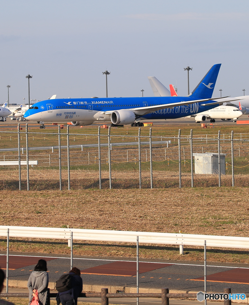 ☀「青い空」が一番 厦門787-9 出発