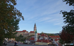 チェコ（１２３）チェスキー・クルムロフ城塔