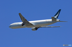 「良い天気」 Cathay 777-367 B-HNI Takeoff