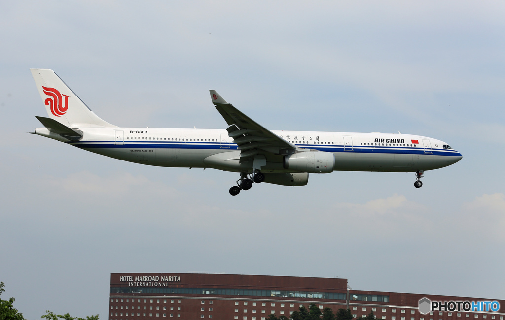 「晴れ」 China A330-343 B-8383 来た～