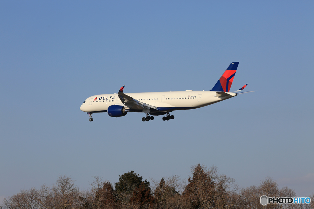 「青色が好き」 DELTA A350-941 Landing☮