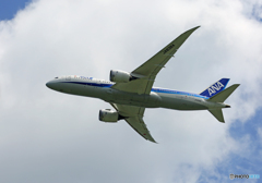 「空色」 ANA 787 JA838A 飛び立ち 