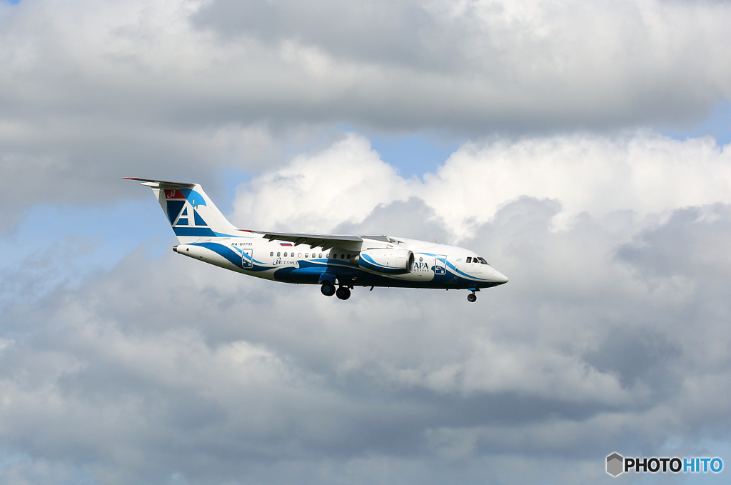 「青が好き」アンガラ航空 アントノフAn-148 レア機来た～