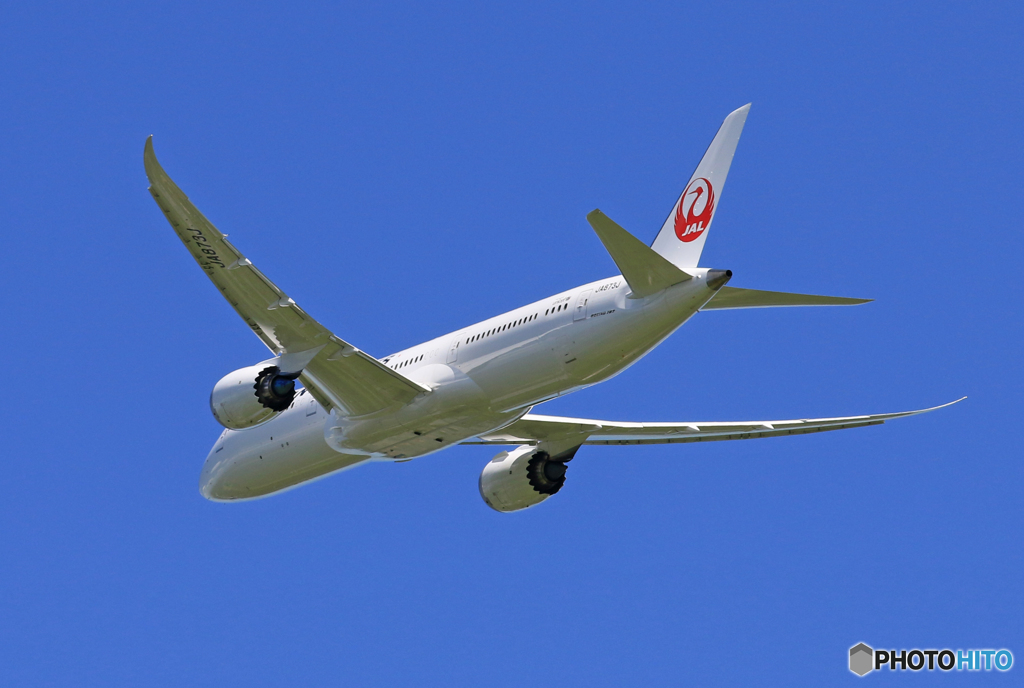 「良い空～」 JAL 787-9 JA873J 離陸