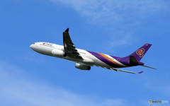 ☀「あおぞら」THAI A330-343 HS-TBA 離陸します