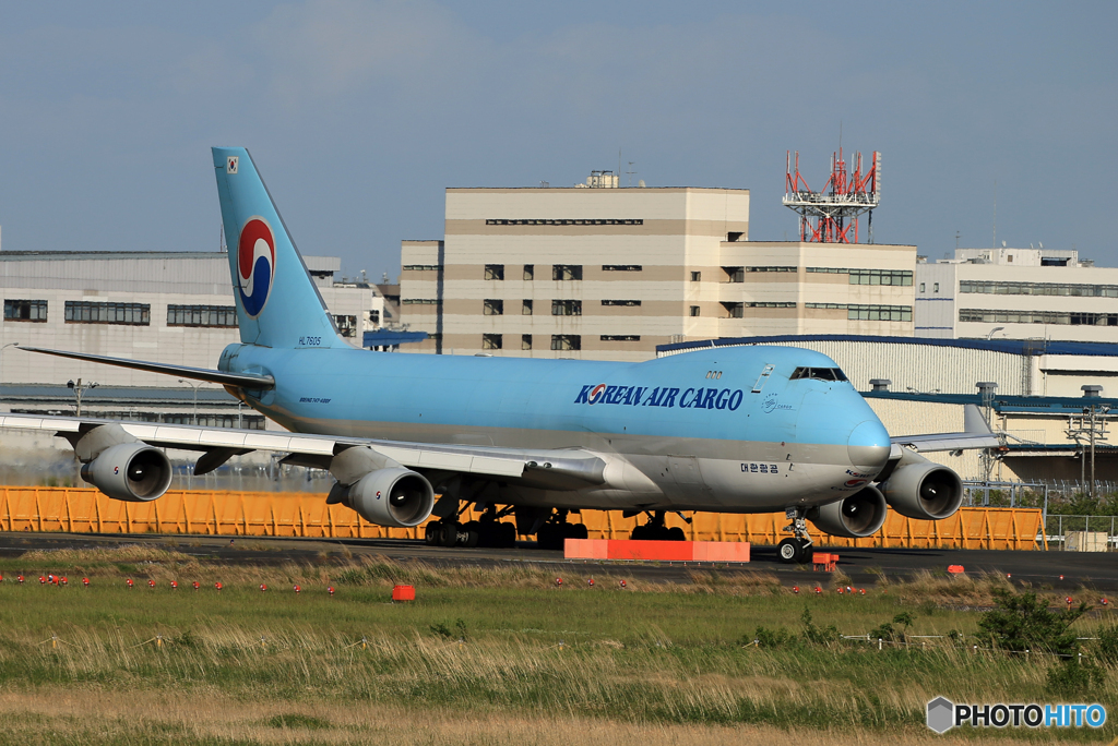 「青色が好き」KOREAN Cargo 747-400  Takeoff  　