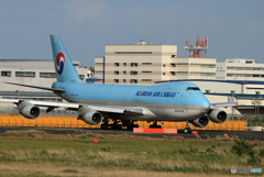 「青色が好き」KOREAN Cargo 747-400  Takeoff  　