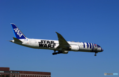 「空色」STAR WARS JA873A  着地前です