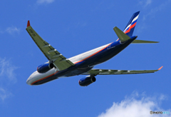 「青い空」が一番 AEROFLOT A330-343 Takeoff