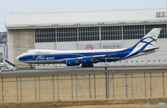 「そらー」 AIR BRIDGE CARGO 747 VQ-BRJ 飛ぶ