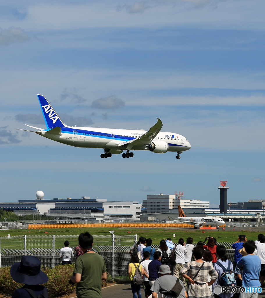 「良い天気」　ANA 787-9 JA898A 飛行