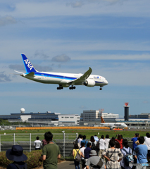 「良い天気」　ANA 787-9 JA898A 飛行