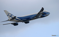 「青色」Air Bridge Cargo 747-400 Takeoff 