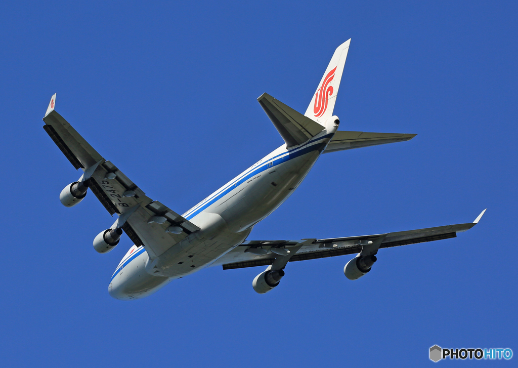 「すかい」 China 747-400F B-2475 飛び立ち