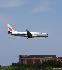 「青い日」China 737-89L  B-5391  Landing