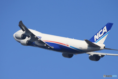 「すかい」 NCA 747-8KZF JA13KZ Takeoff