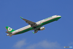 ☀「あおぞら」 EVA A321-211 B-16215 離陸