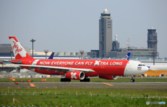 ☀「青い空」が一番 Air Asia A330-343 出発
