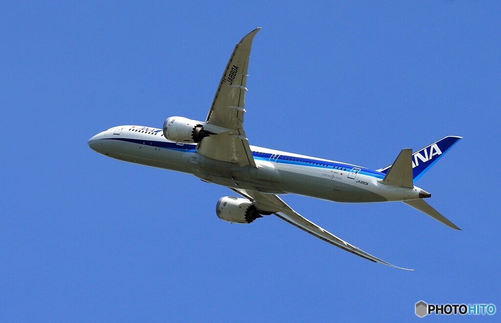 「SKY」ANA 787-9 JA880A 離陸