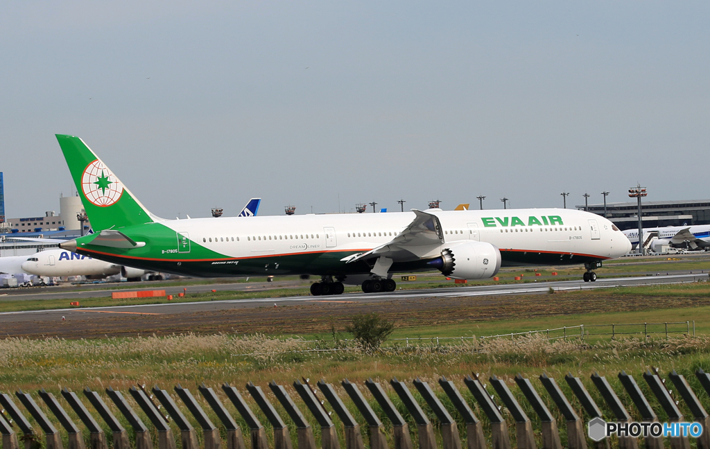「良い空～」EVA 787-10 B-17805 Takeoff 