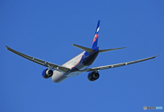 「青色」 Aeroflot A330-343 VP-BHA 離陸