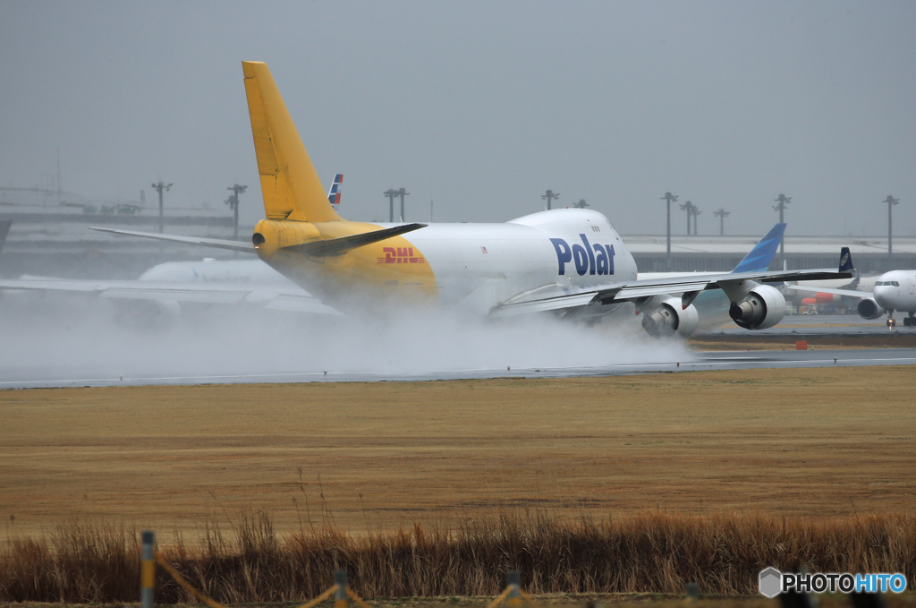「Blue」 Polar 747-400 N452PA Takeoff