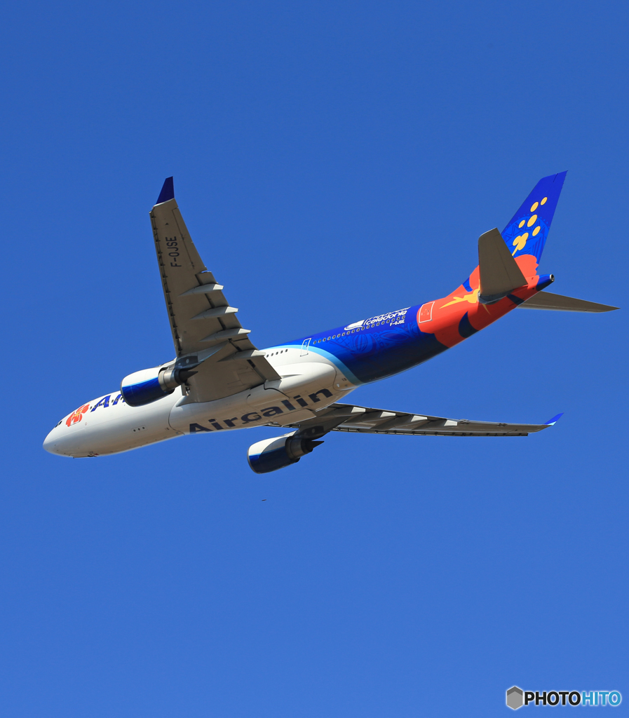 「スカイ」 Air Calin A330-202 F-OJSE離陸します