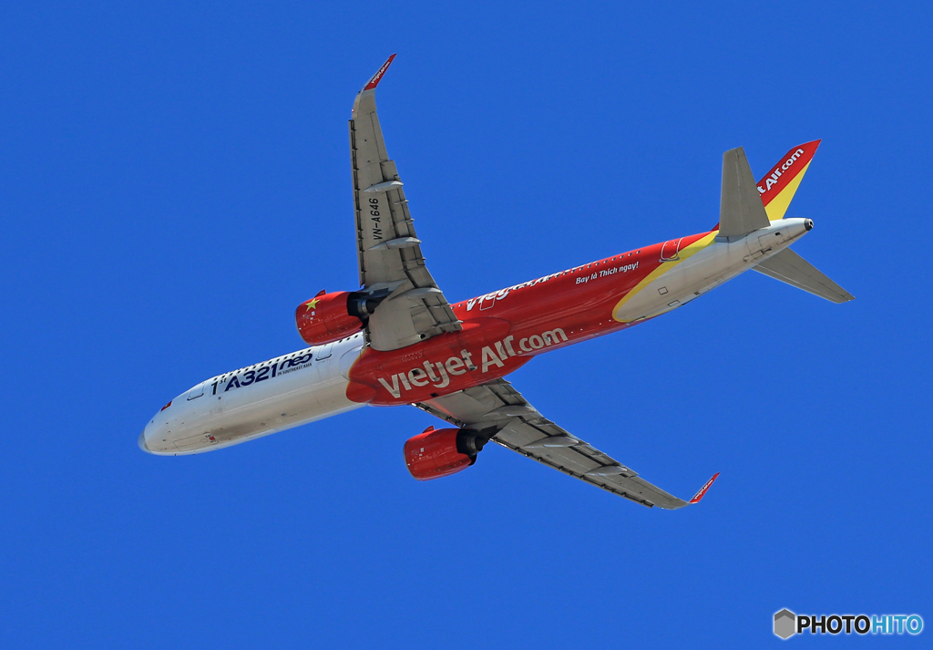 「あおいそら」 VietJet A321-neo VN-A646Takeoff 