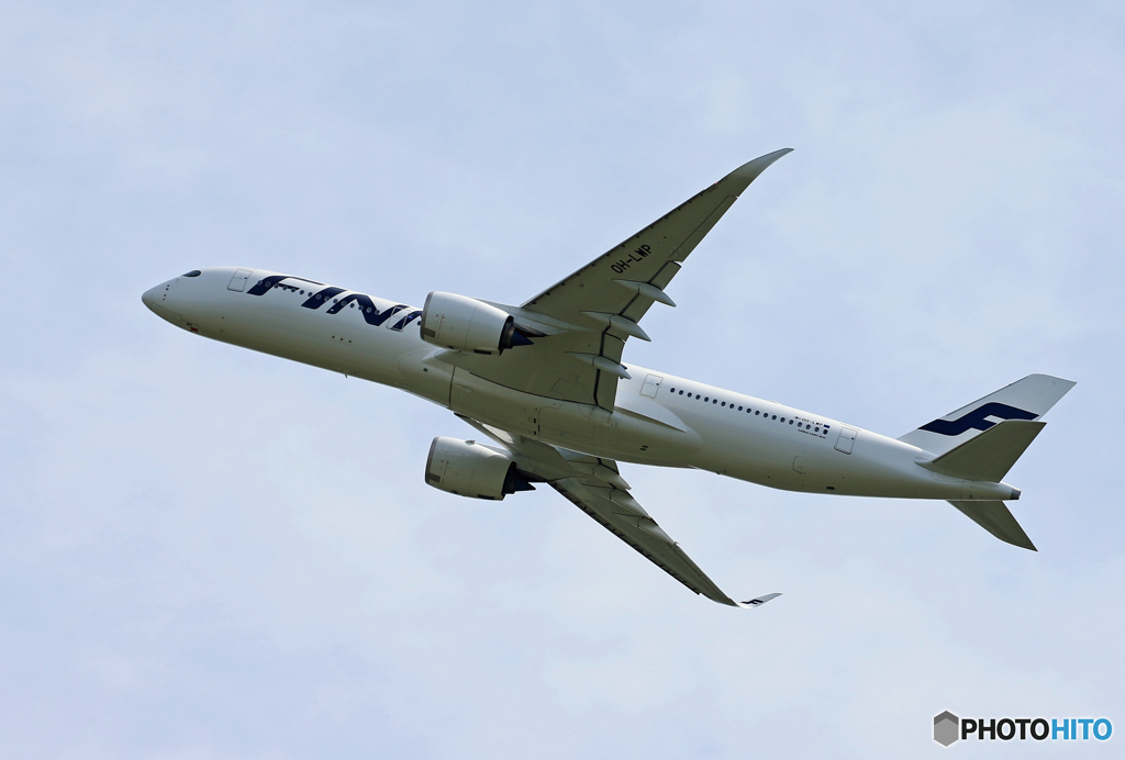 「すかい」Finnair A350-941 OH-LWP  Takeoff 
