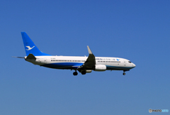 ☀「あおぞら」厦門　737-800 B-6489  Landing 