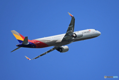 「令和」ASIANA A321-251NX  HL8356  飛び立ち