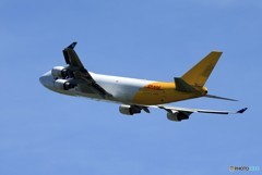 「群青色」Polar 747-400 N452PA 飛ぶ