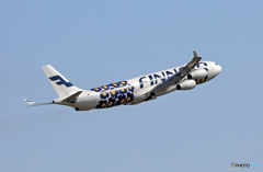 「良い天気」FINNAIR A340-313 「マリメッコ・ウニッコ」