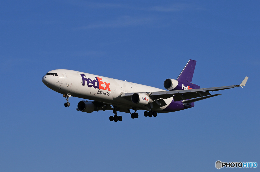 「すかい」 FedEx MD-11 N522FE  Landing