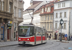 チェコ（３１４） プラハのトラム　