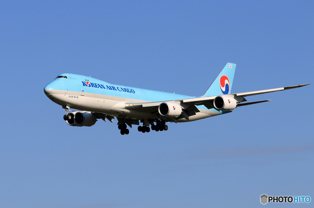 「すかい」 Korean 747-8F HL7624 飛行
