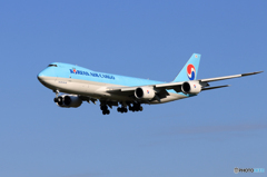 「すかい」 Korean 747-8F HL7624 飛行
