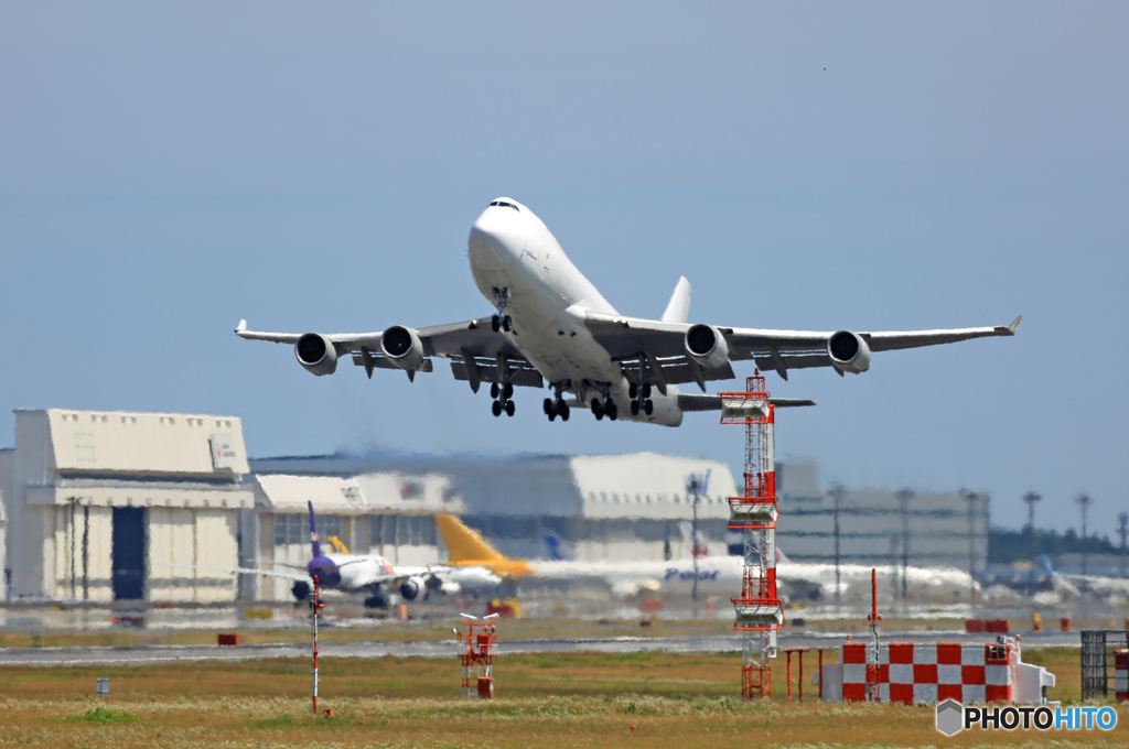 「すかい」 Atlas 747-4KZF N407KZ Takeoff