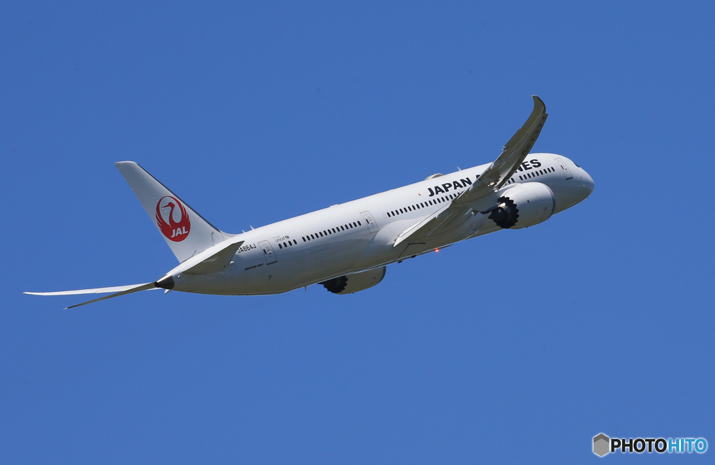 「青い空」が一番 JAL 787-9 JA864J 飛ぶ