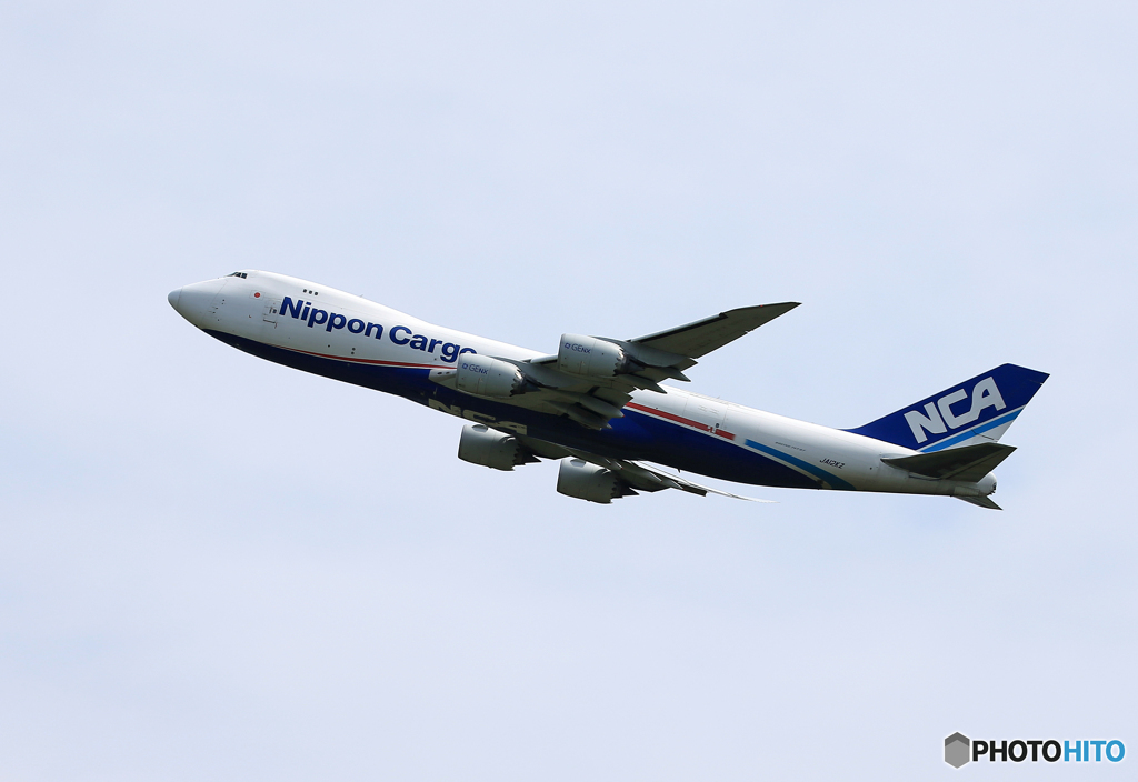 「良い空～」NCA 747-8KZF JA12KZ 飛んだ
