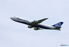 「良い空～」NCA 747-8KZF JA12KZ 飛んだ